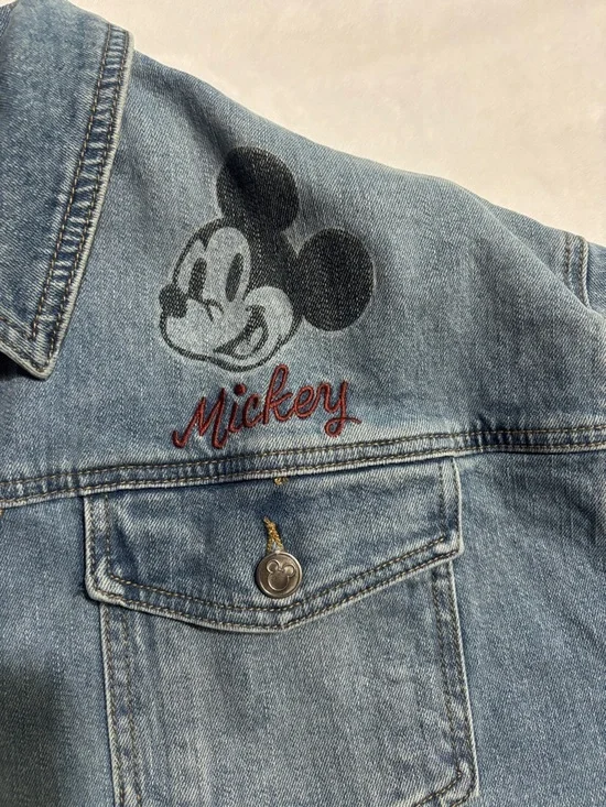 Disney Parks Denim Mickey Mouse Jacket - Picture 4 of 7